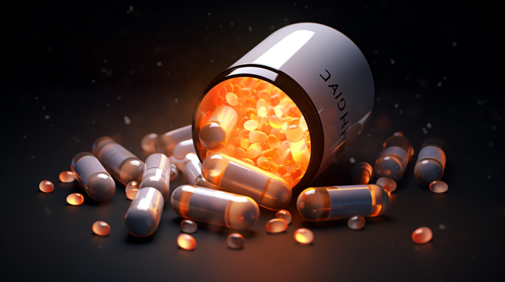 Glowing pill
