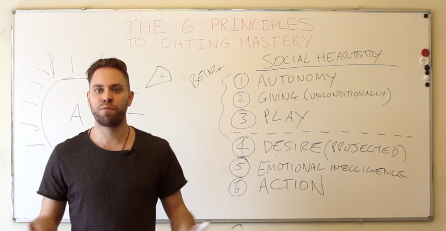 dating expert John Cooper explaining how to pick up a girl