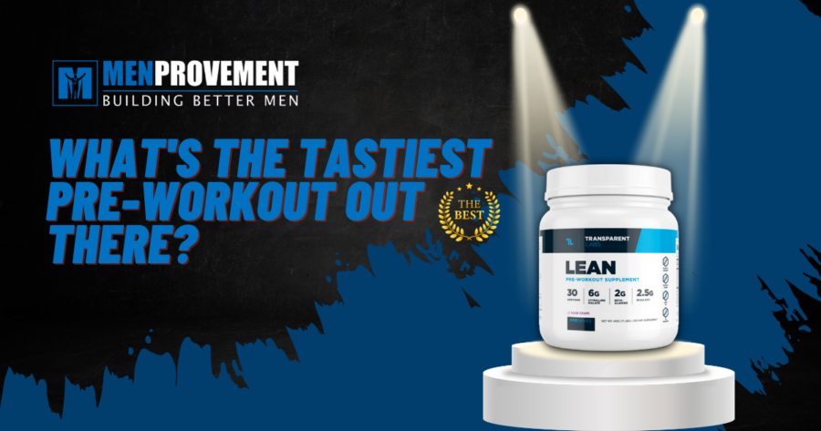 Infographic which says what's the tastiest pre workout?