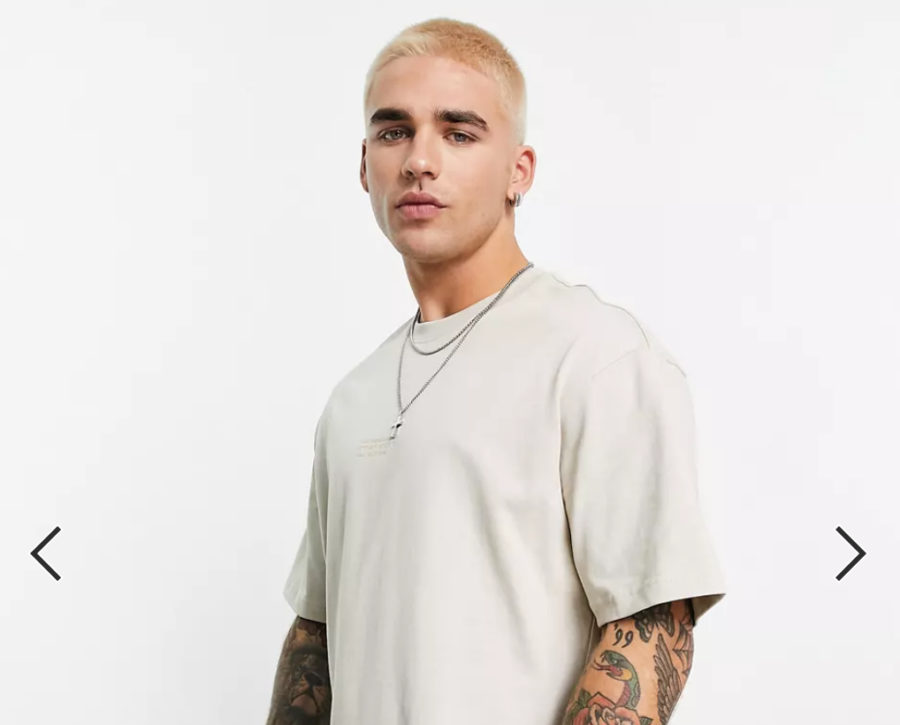 ASOS t shirts with longer sleeves