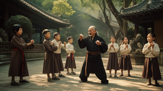 A kung-fu mentor
