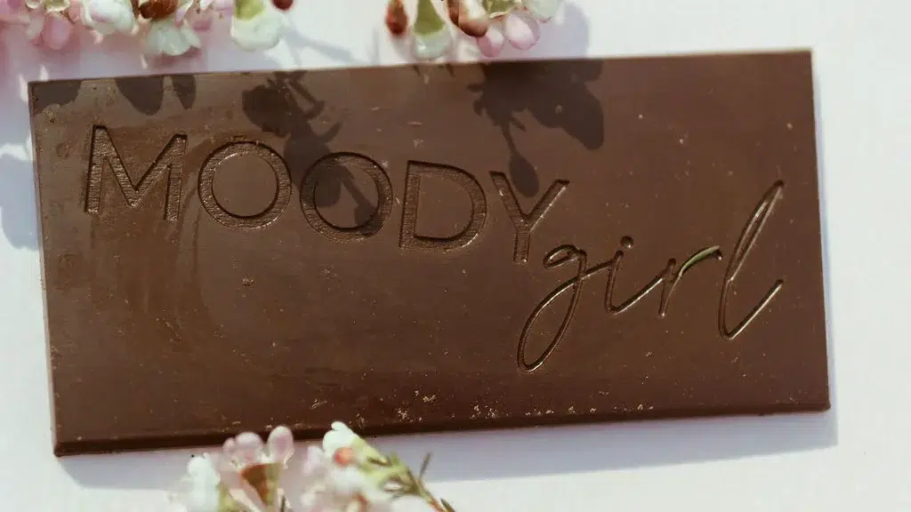 Moody Girl Chocolate bar