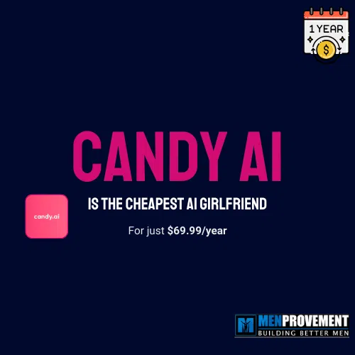 Candy AI is the cheapest ai girlfriend per year