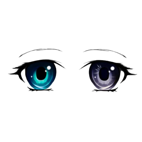 Multi color anime eyes
